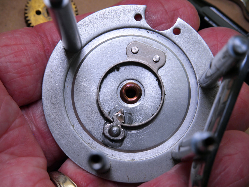 Pflueger Nobby model 1963 - clicker mechanism