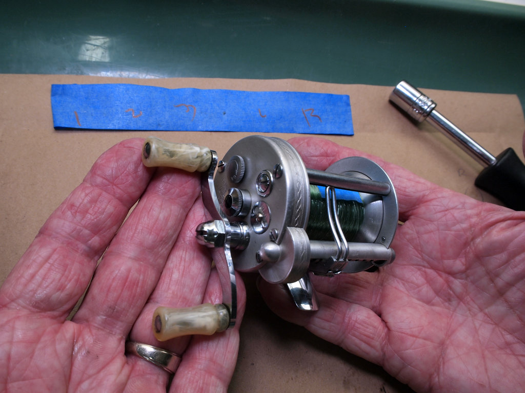 Pflueger Nobby model 1963 - reassembled and ready to test